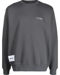 Izzue Sweatshirt mit Logo-Print Grau