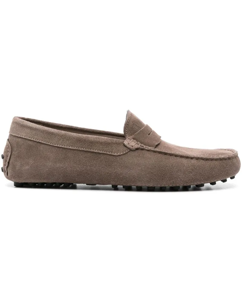 Scarosso Michael Loafer aus Wildleder - Nude Nude