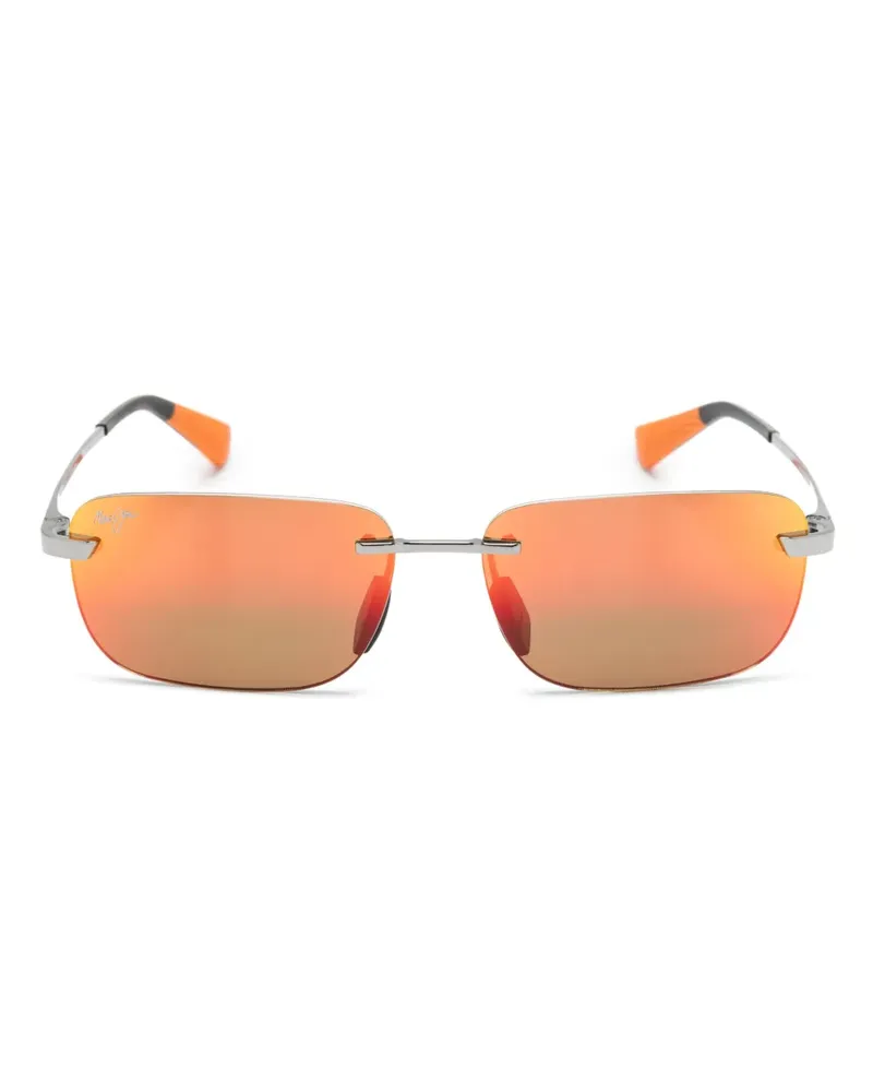 Maui Jim Rahmenlose Lanakila Sonnenbrille - Silber Silber