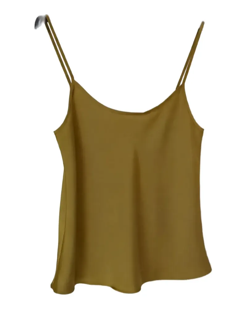 Black Label spaghetti-strap blouse - Grün Grün