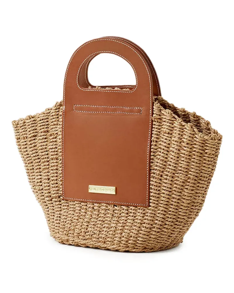 Melissa Odabash Torcello Tote Bag mit Magnetverschluss - Nude Nude