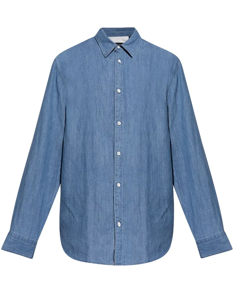 Rag & Bone Langärmeliges Hemd - Blau Blau