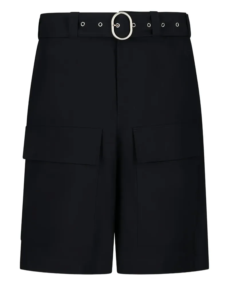 Jil Sander Shorts mit Gürtel - Blau Blau