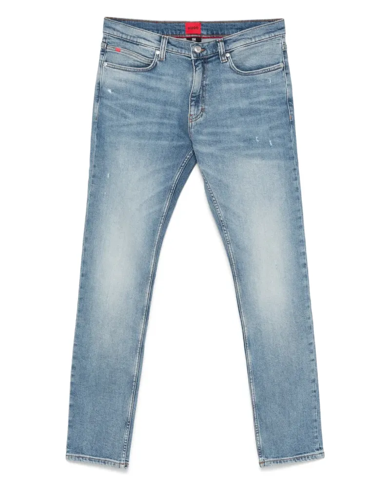 HUGO BOSS Schmale Jeans - Blau Blau