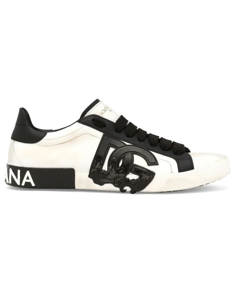 Dolce & Gabbana Portofino Sneakers - Weiß Weiß