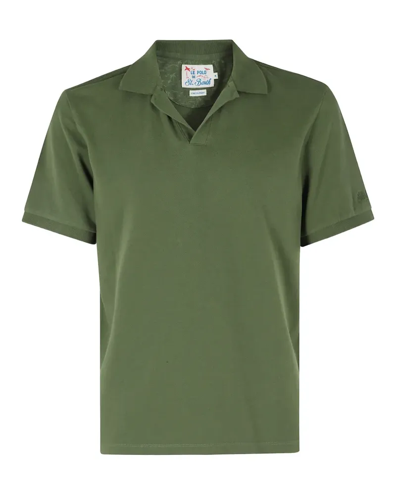 MC2 Saint Barth Charles piqué polo shirt - Grün Grün