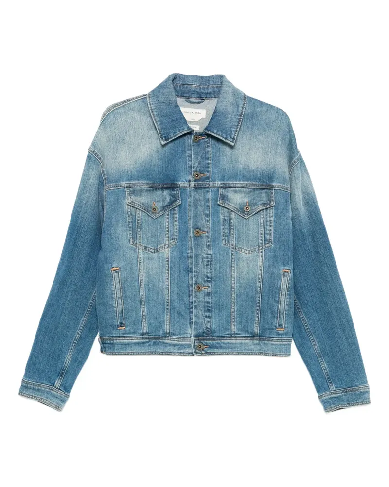 Marc O'Polo Jeansjacke mit Knopfverschluss - Blau Blau