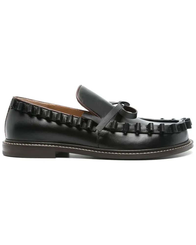 J.W.Anderson Loafer aus Leder - Schwarz Schwarz