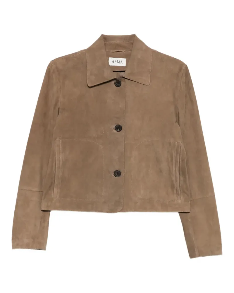 Arma Emy suede jacket - Braun Braun