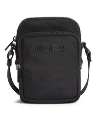 Dsquared2 Kuriertasche mit Logo Schwarz