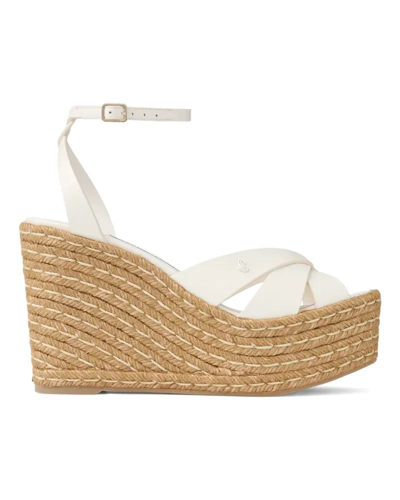 Jimmy Choo Korra Espadrilles mit Wedge-Absatz - Weiß Weiß