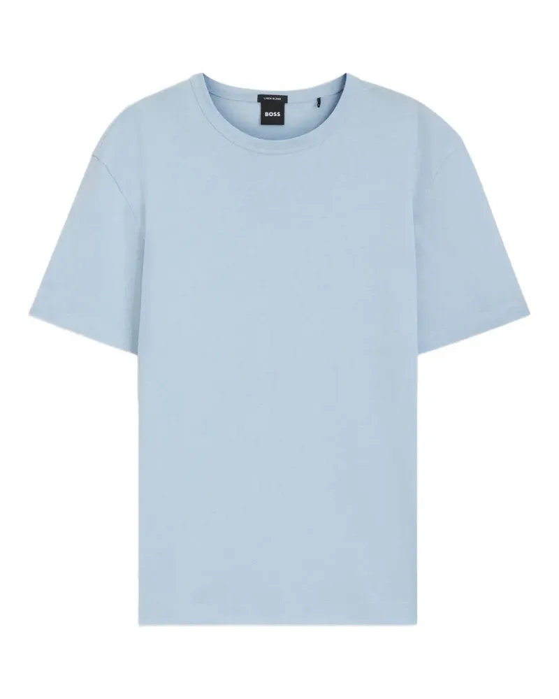 HUGO BOSS T-Shirt mit Rundhalsausschnitt - Blau Blau
