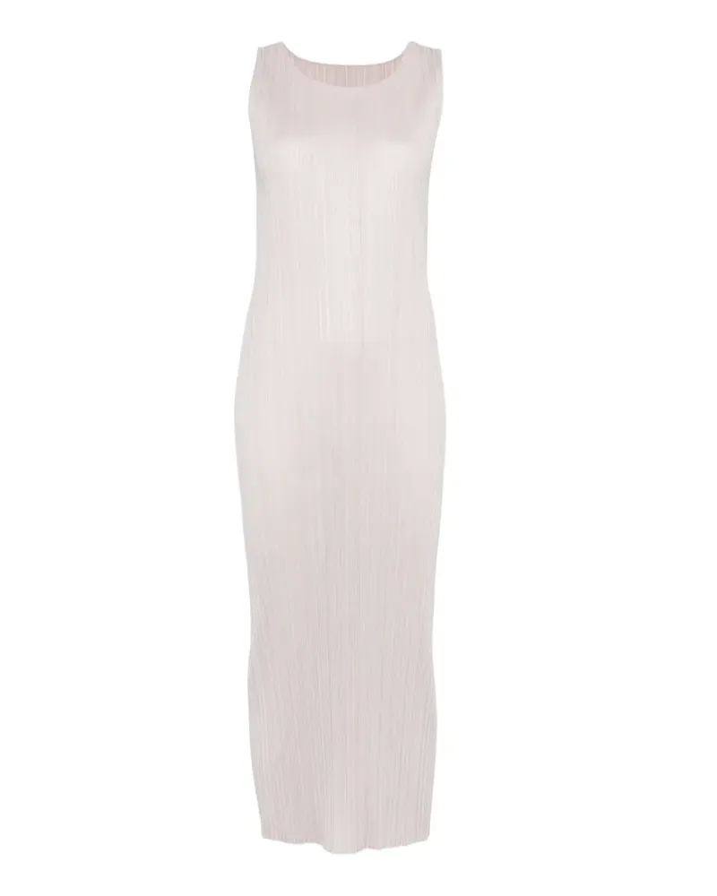 Issey Miyake Kleid mit Falten - Nude Nude