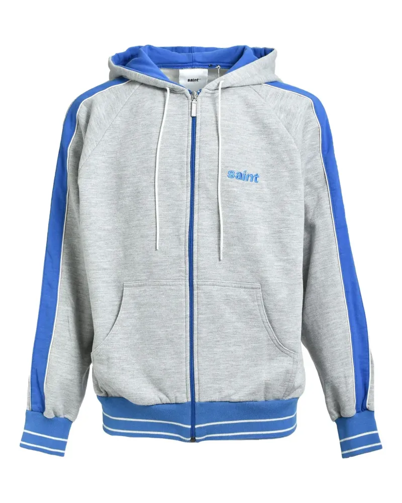 SAINT MXXXXXX Hoodie mit Streifendetail - Grau Grau