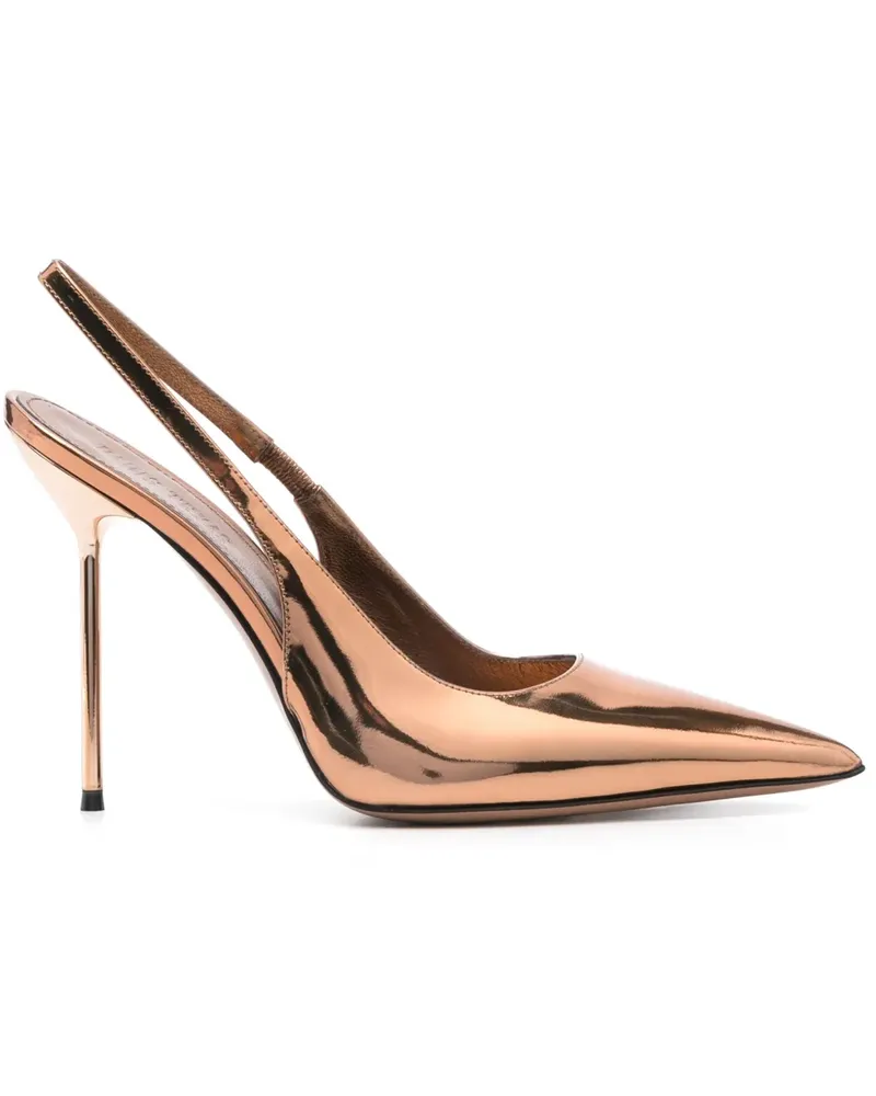 Paris Texas Lidia Pumps 105mm - Gold Gold