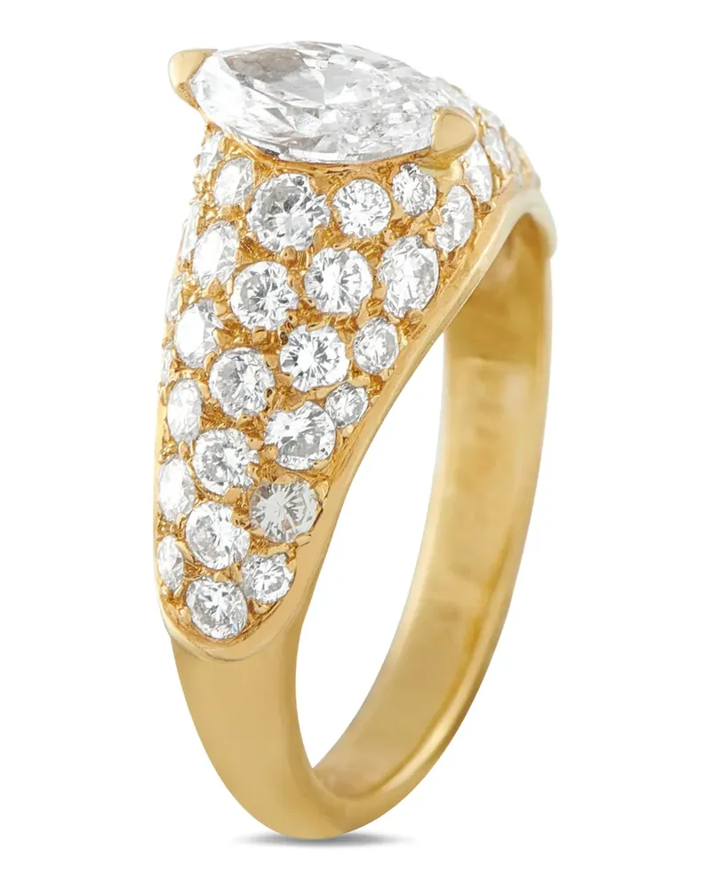 Cartier 18K yellow gold diamond engagement ring Gold