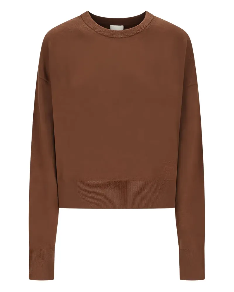 Calvin Klein Pullover mit Rundhalsausschnitt - Braun Braun