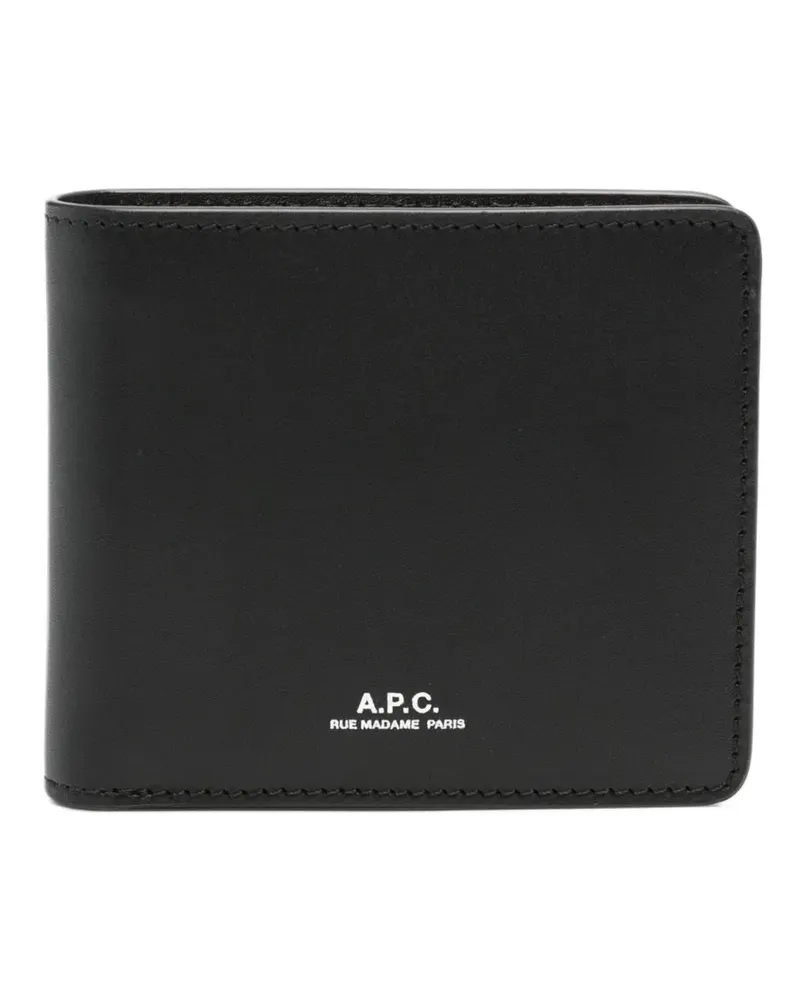 A.P.C. Aly Portemonnaie - Schwarz Schwarz