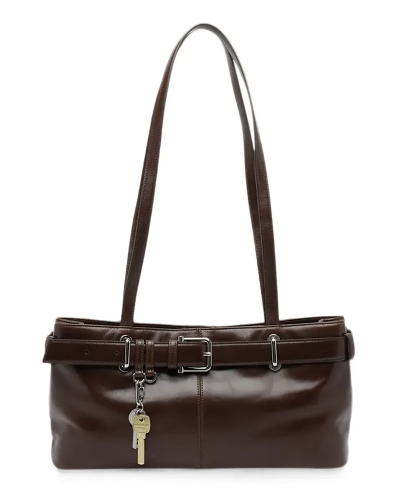 OSOI Brocle Schultertasche - Braun Braun