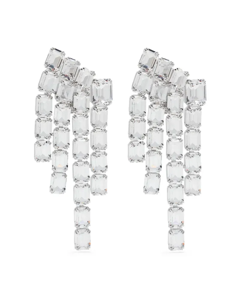 Swarovski Millenia Chandelier-Ohrringe mit achteckigem Schliff - Weiß Weiß