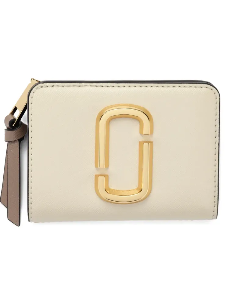 Marc Jacobs The Snapshot J-Marc saffiano leather wallet - Nude Nude