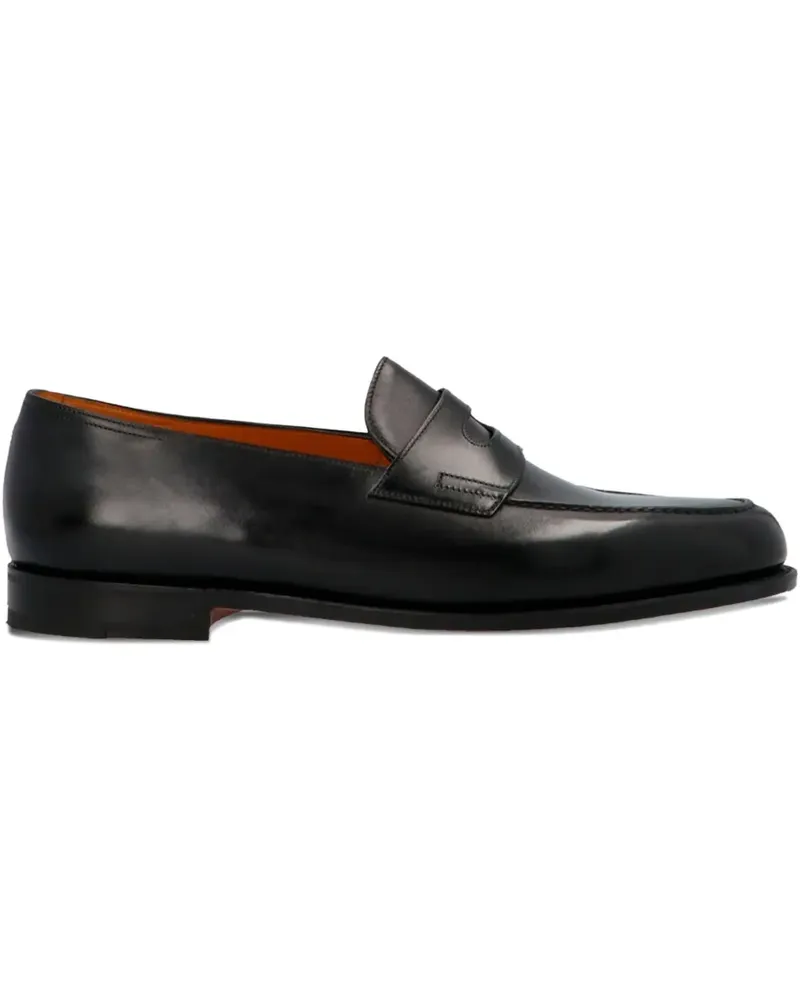 John Lobb Lopez Penny-Loafer - Schwarz Schwarz