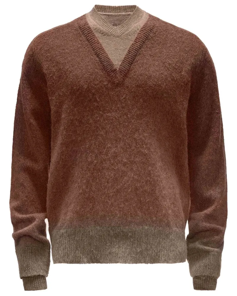 J.W.Anderson Pullover mit V-Ausschnitt - Braun Braun