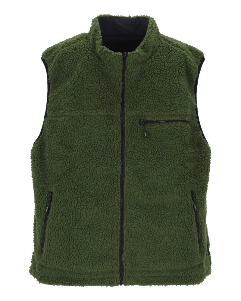 GRAMICCI Wendbare Weste aus Sherpa-Fleece - Grün Grün