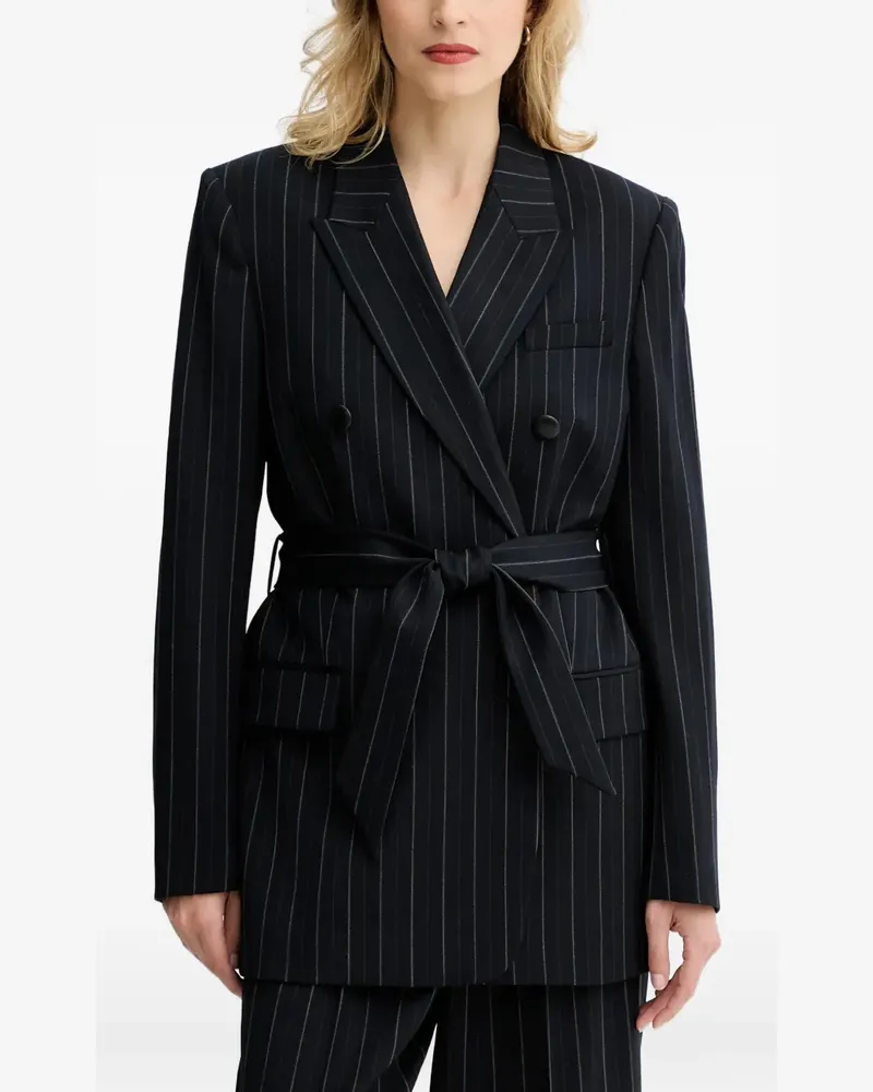 Rag & Bone pinstripe double-breasted blazer - Blau Blau
