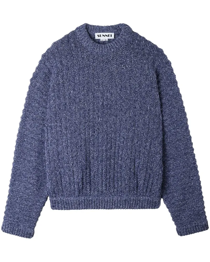 SUNNEI Pullover mit gebürstetem Finish - Blau Blau