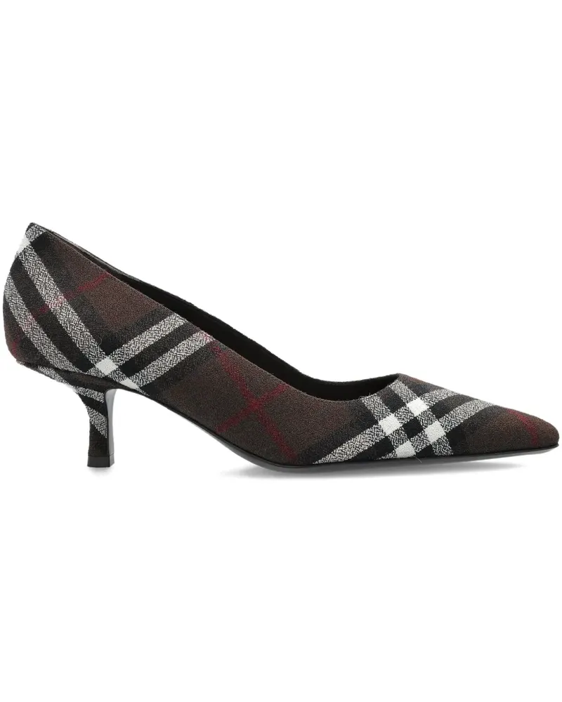 Burberry Karierte Dame Pumps 55mm - Braun Braun