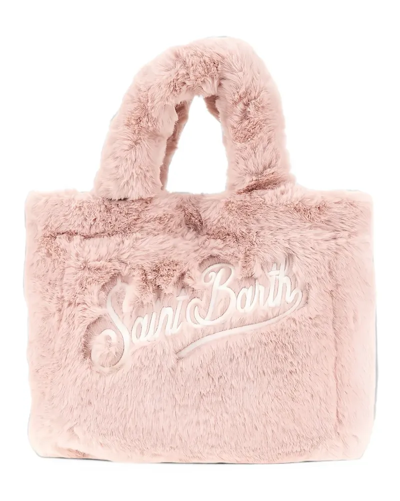 MC2 Saint Barth logo-embroidered tote bag - Rosa Rosa