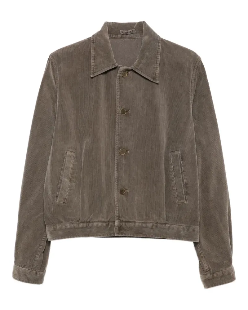 AURALEE Klassische Cordjacke - Braun Braun