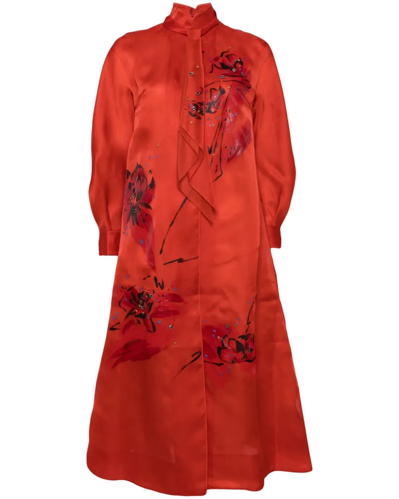 SHIATZY CHEN Libre Collection Kleid mit Stickerei - Rot Rot