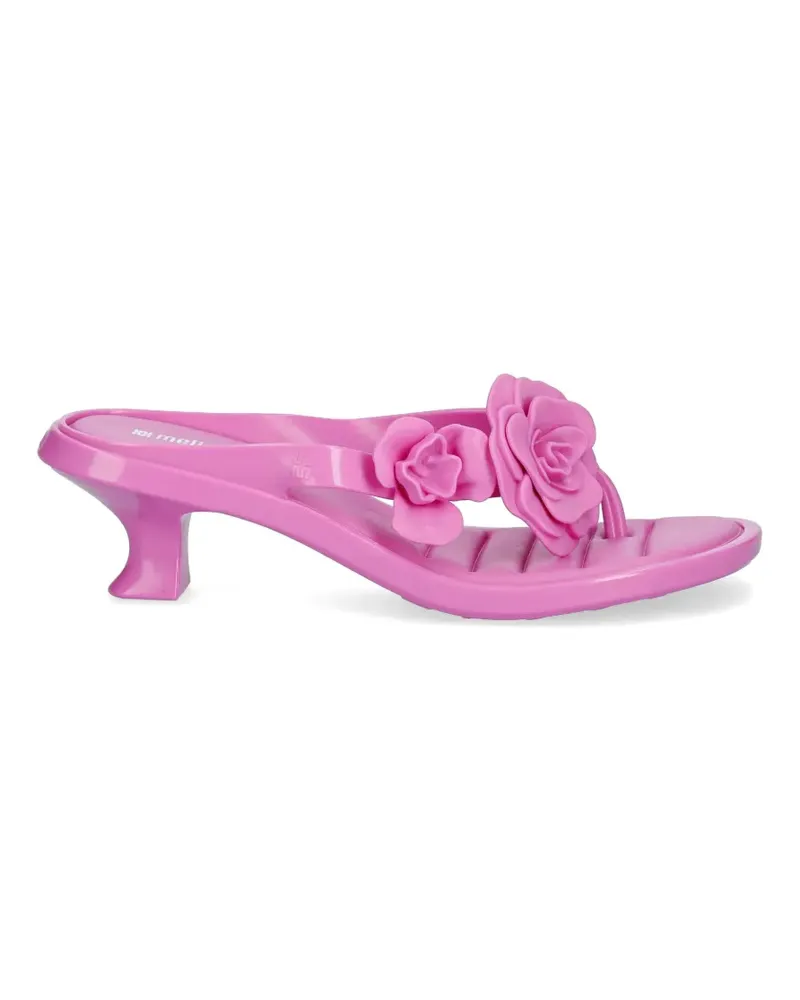 Melissa Petals kitten-heel flip-flops - Rosa Rosa
