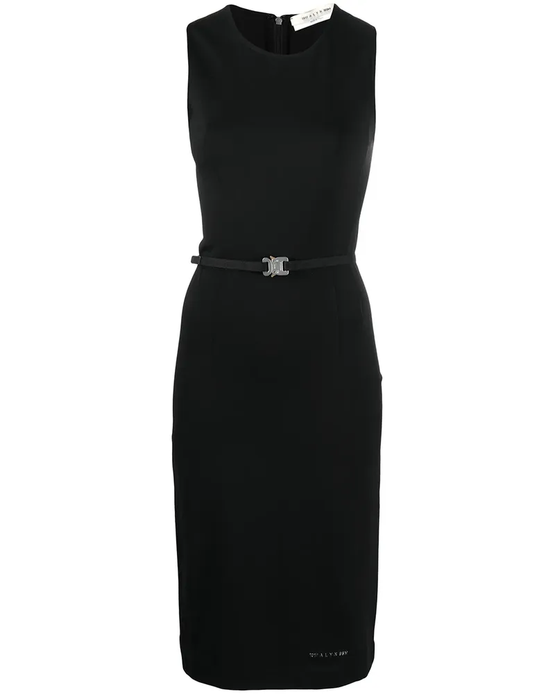 1017 ALYX 9SM Midikleid mit Gürtel - Schwarz Schwarz