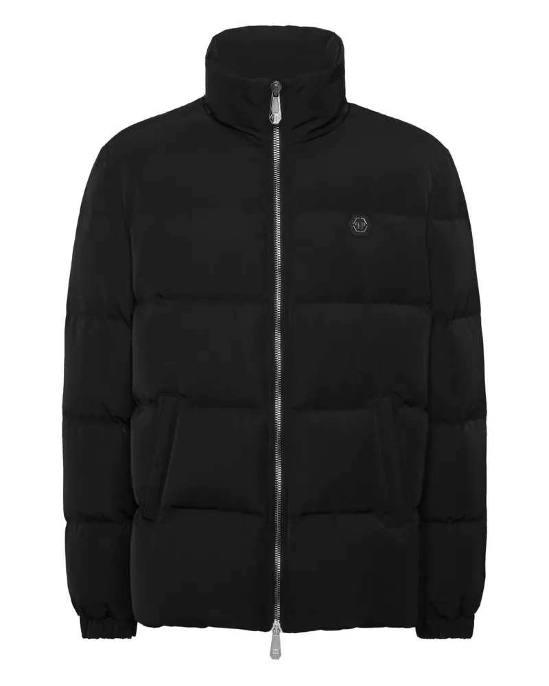 Philipp Plein Checkout Steppjacke - Schwarz Schwarz