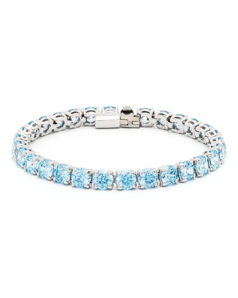 Swarovski Matrix Tennis Armband - Blau Blau