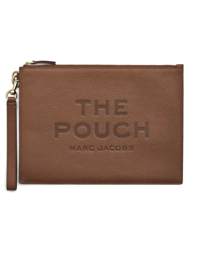 Marc Jacobs The Large Leather Clutch Braun