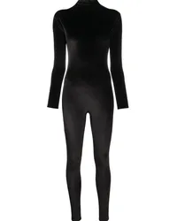 ATU Body Couture Jumpsuit mit Samteffekt Schwarz