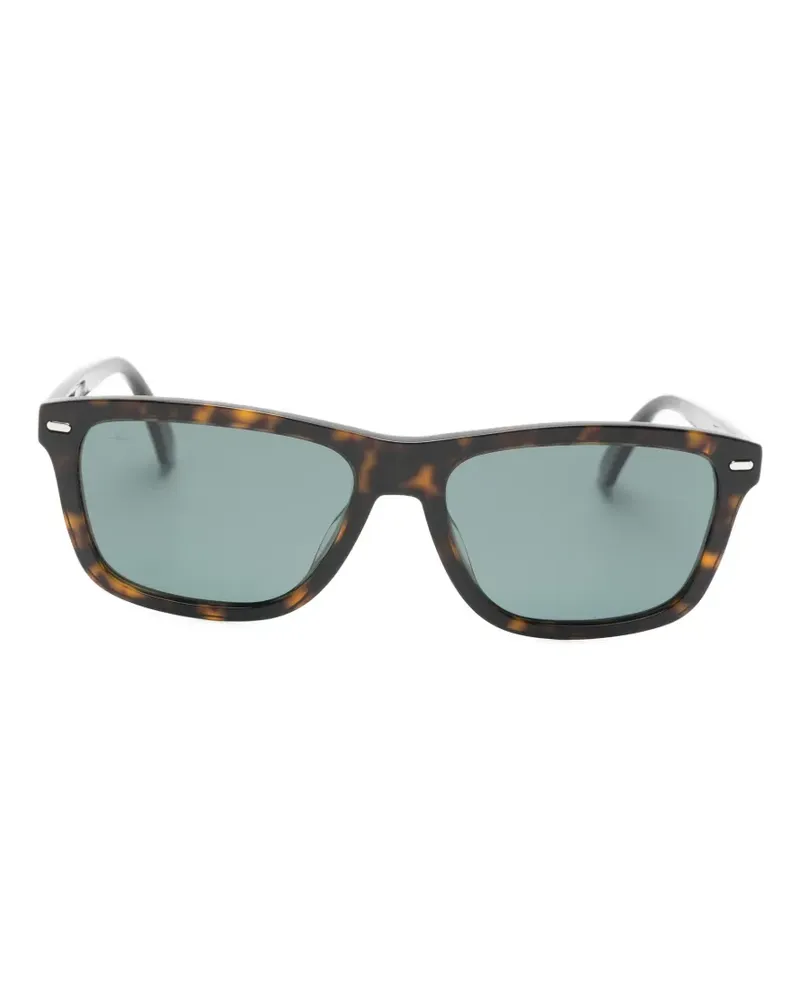 Vuarnet Belvedere rectangle-frame sunglasses - Braun Braun
