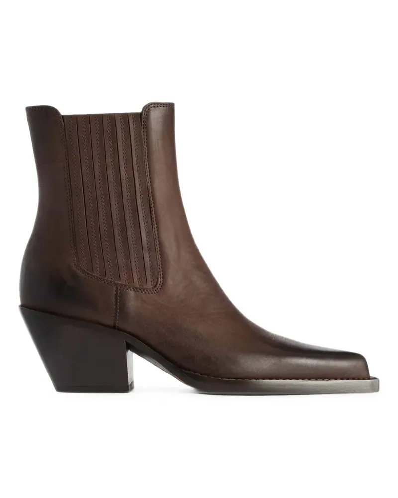 Paris Texas pointed-toe leather ankle boots - Braun Braun