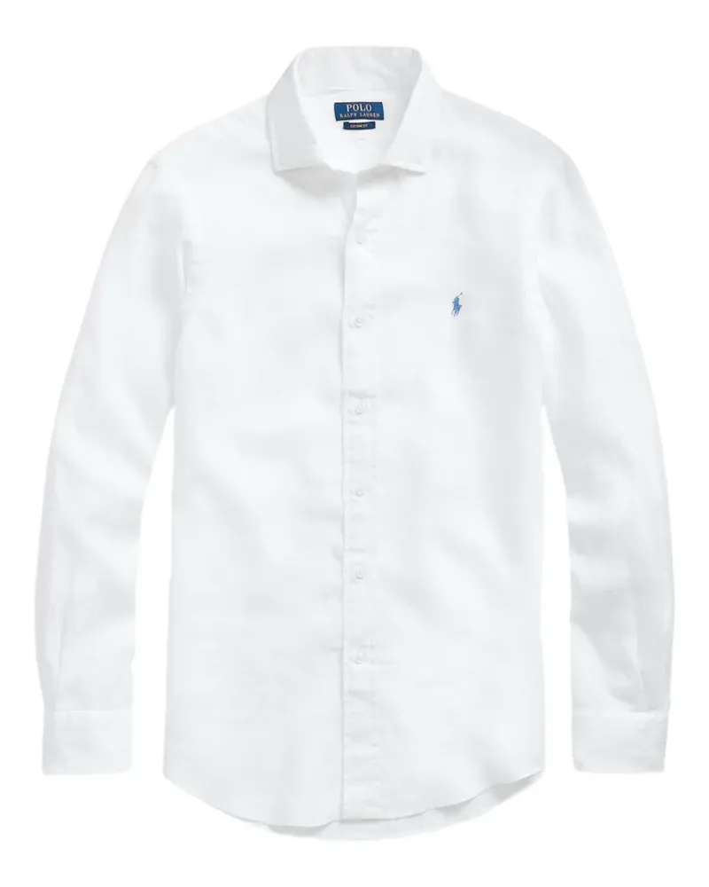 Ralph Lauren Hemd aus Leinen - Weiß Weiß