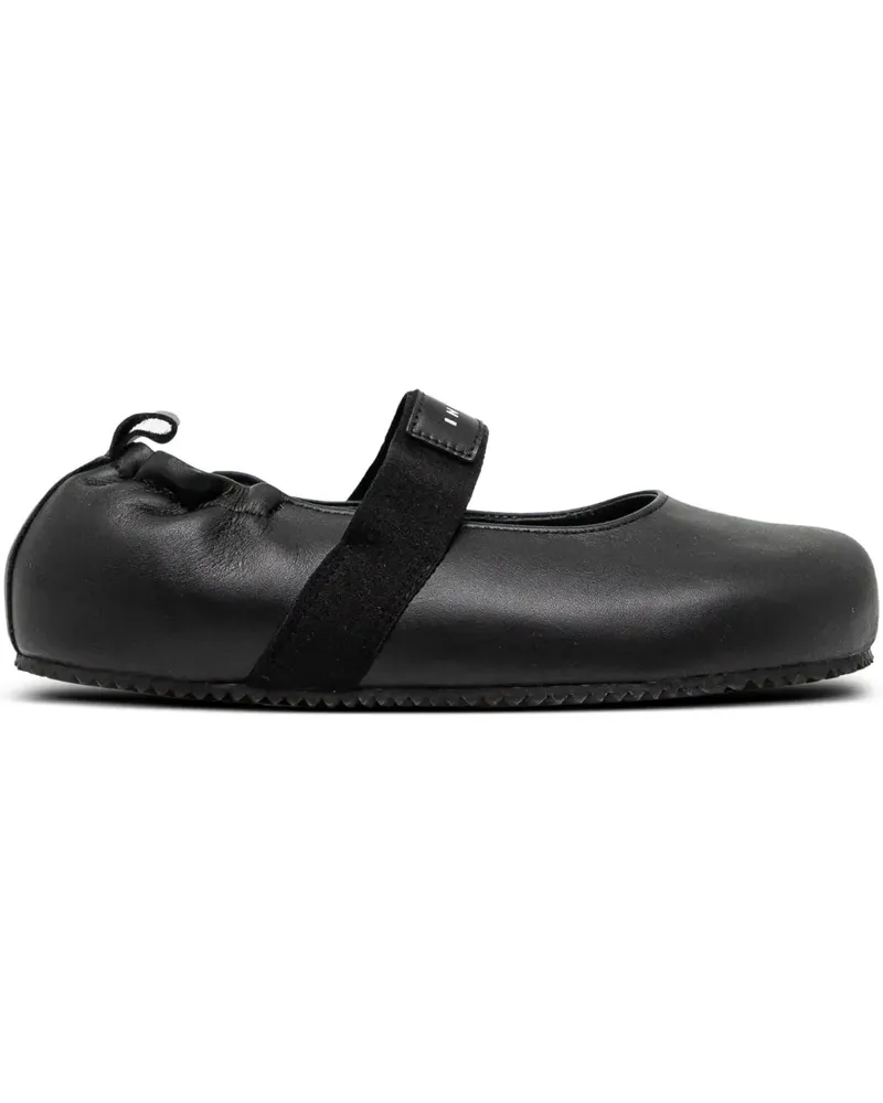 INUIKII Ballerinas mit Logo-Patch - Schwarz Schwarz