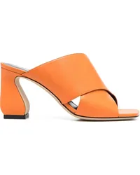 Sergio Rossi Mules 80mm Orange