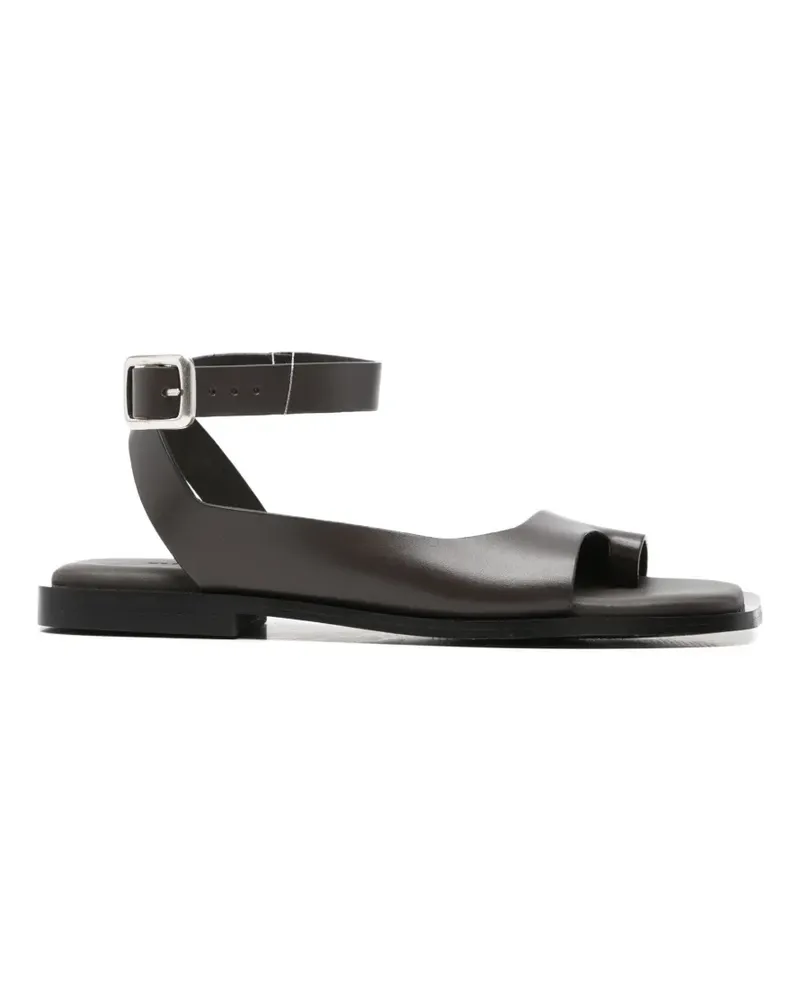 Alohas buckle-fastening toe-strap sandals - Braun Braun