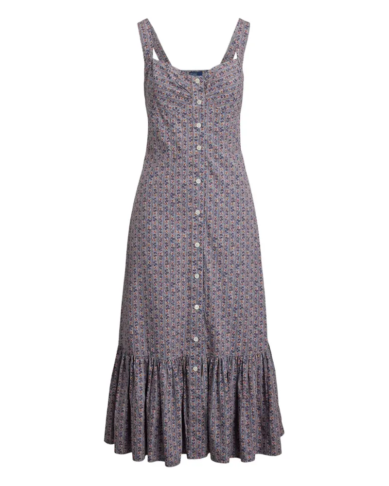 Ralph Lauren Kleid mit Knöpfen - Violett Violett