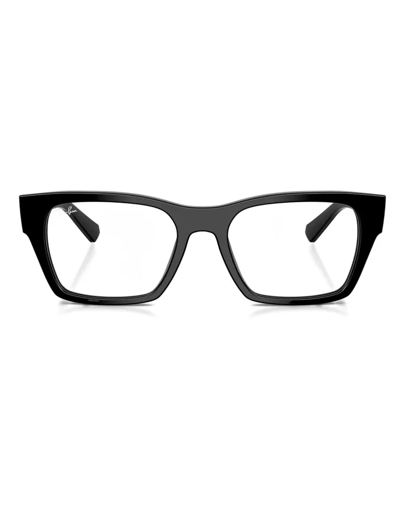 Ray Ban Brille mit eckigem Gestell - Schwarz Schwarz