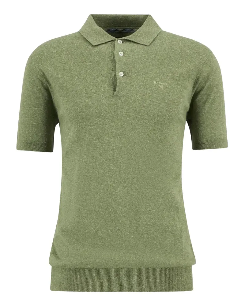 Barbour Muston knitted polo shirt - Grün Grün