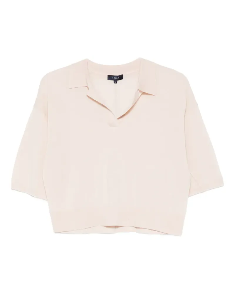 Soeur Elton short-sleeve T-shirt - Nude Nude